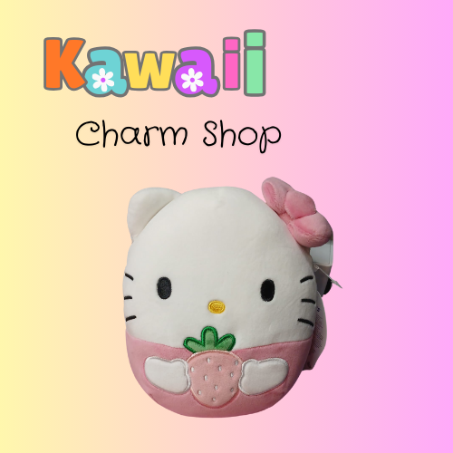 Squishmallow Hello Kitty Strawberry