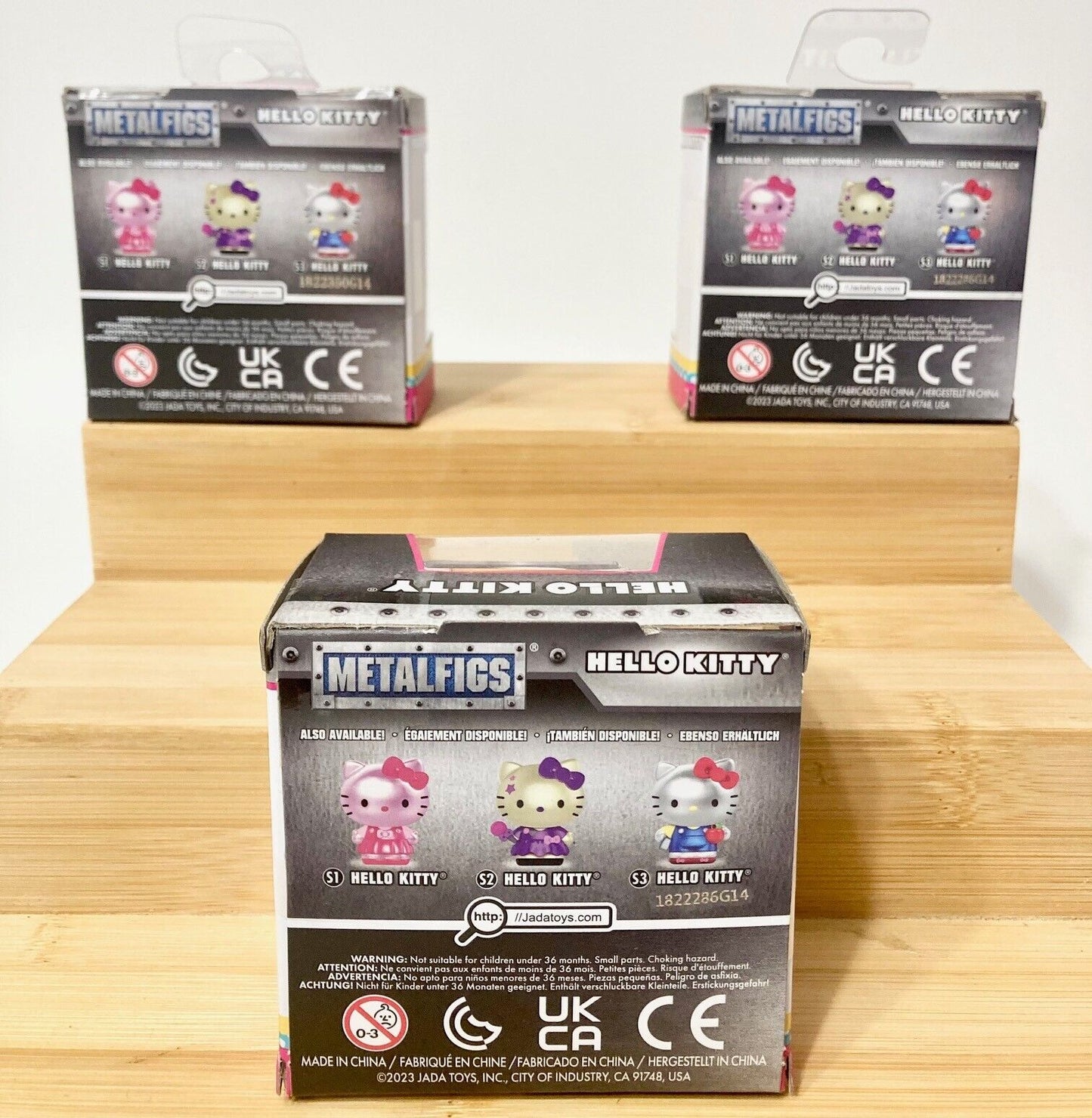 Hello Kitty® Metalfigs® Figure 2.5in Collectible Figures Lot Of 3