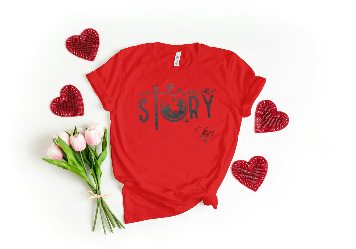 Short sleeve T-shirt "True Story"
