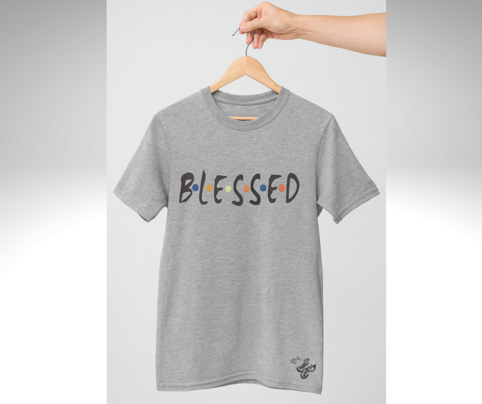 Short Sleeve T-shirt "Blessed"