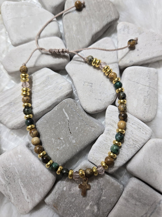 Golden Cross Faith Bracelet