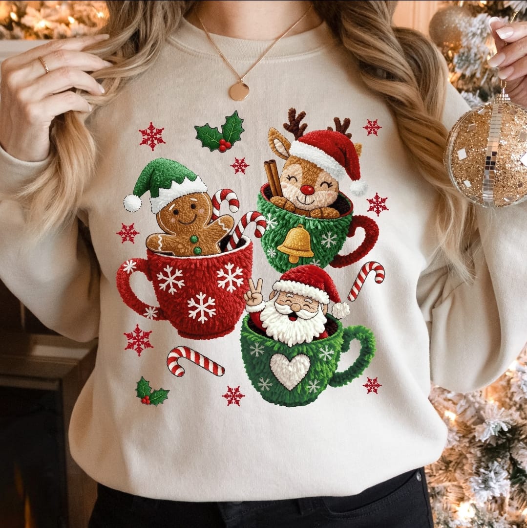 Cute Christmas Cocoa Mug Sweater