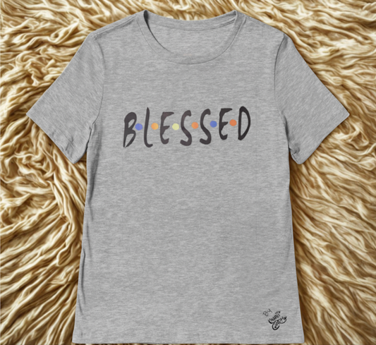 Short Sleeve T-shirt "Blessed"