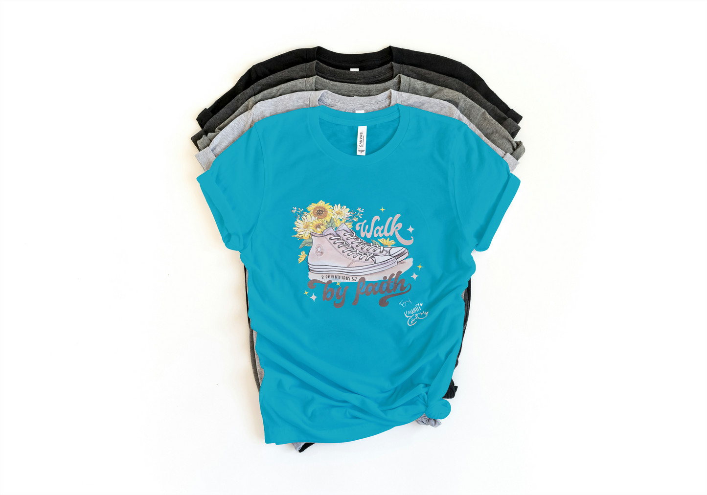 Short sleeve T-shirt "Walk by Faith"