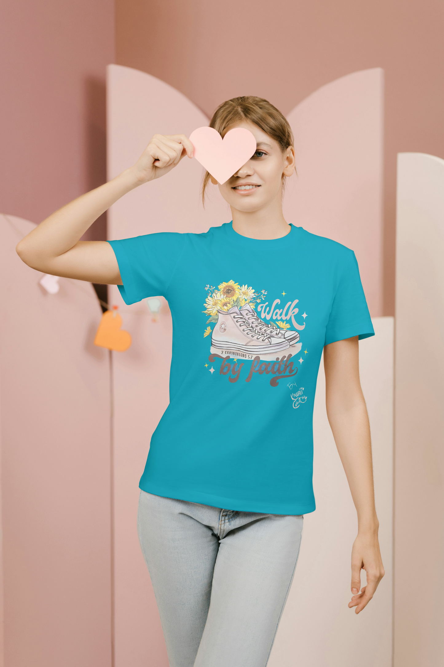 Short sleeve T-shirt "Walk by Faith"