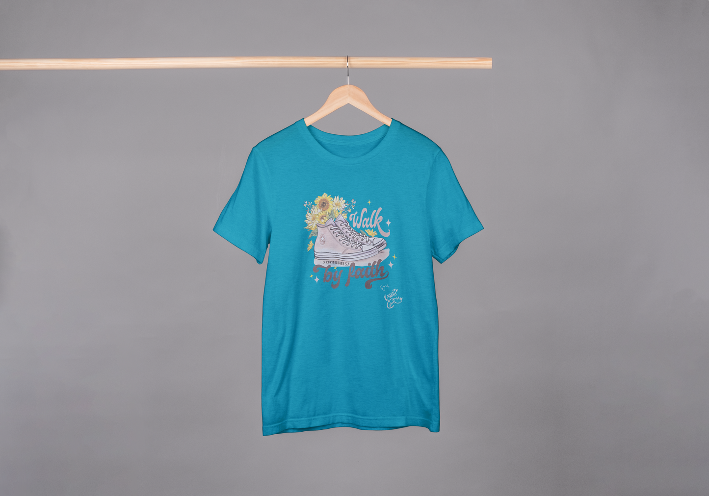 Short sleeve T-shirt "Walk by Faith"