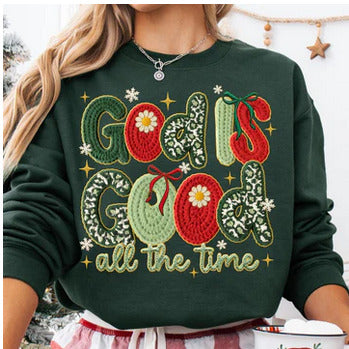 "God is Good All the Time" Christmas Sweater